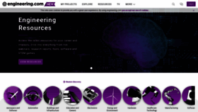 What Engineering.com website looked like in 2021 (2 years ago)