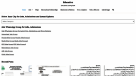 What Educativz.com website looked like in 2021 (2 years ago)