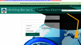 What Elearning.neu.edu.vn website looked like in 2021 (2 years ago)