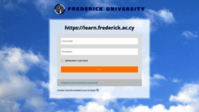 What E-learning.frederick.ac.cy website looked like in 2021 (2 years ago)