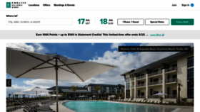 What Embassysuites.com website looked like in 2021 (2 years ago)