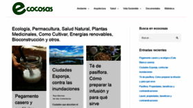 What Ecocosas.com website looked like in 2021 (2 years ago)