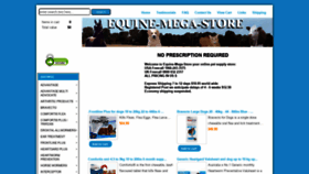 What Equine-mega-store.com website looked like in 2021 (3 years ago)