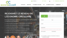 What Economiecirculaire.org website looked like in 2021 (2 years ago)