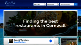What Eatoutcornwall.com website looked like in 2021 (2 years ago)
