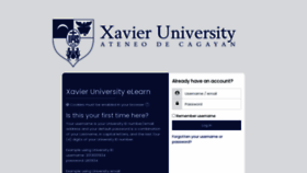 What Elearn.xu.edu.ph website looked like in 2021 (2 years ago)