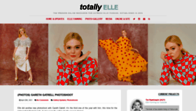 What Elle-fanning.net website looked like in 2021 (2 years ago)