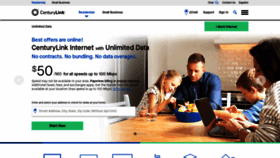 What Embarq.com website looked like in 2021 (4 years ago)