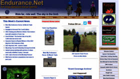 What Endurance.net website looked like in 2021 (2 years ago)