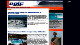 What Epicsurf.de website looked like in 2021 (2 years ago)