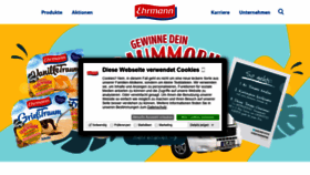 What Ehrmann.de website looked like in 2021 (2 years ago)