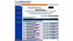 What Esl-jobs-forum.com website looked like in 2021 (2 years ago)