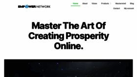 What Empowernetwork.com website looked like in 2021 (2 years ago)