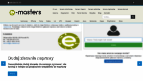What E-masters.pl website looked like in 2021 (2 years ago)
