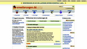 What Erweiterungen.de website looked like in 2021 (2 years ago)