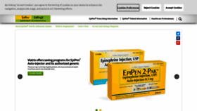 What Epipen.com website looked like in 2021 (2 years ago)