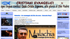 What Evangelici.info website looked like in 2021 (2 years ago)
