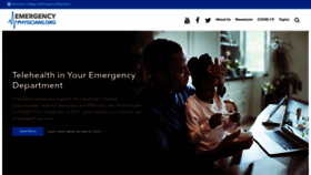 What Emergencycareforyou.org website looked like in 2021 (2 years ago)