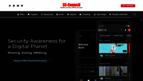 What Eccouncil.org website looked like in 2021 (4 years ago)