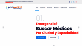 What Ecuamedical.com website looked like in 2021 (2 years ago)