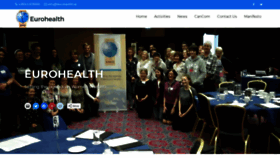 What Eurohealth.ie website looked like in 2021 (3 years ago)