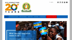 What Eac.int website looked like in 2021 (2 years ago)