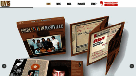 What Elvisthemusic.com website looked like in 2021 (2 years ago)