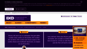 What Ekd.de website looked like in 2021 (2 years ago)