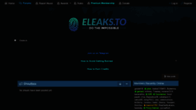 What Eleaks.to website looked like in 2021 (2 years ago)