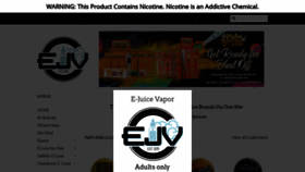 What Ejuicevapor.com website looked like in 2021 (2 years ago)