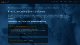 What Eveeno.com website looked like in 2021 (3 years ago)
