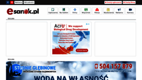 What Esanok.pl website looked like in 2021 (2 years ago)