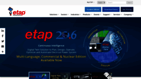 What Etap.com website looked like in 2021 (3 years ago)