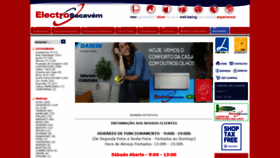 What Electrosacavem.pt website looked like in 2021 (2 years ago)