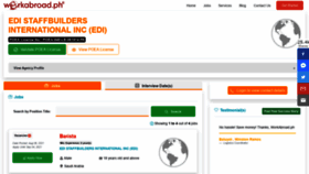 What Edistaffbuilders.workabroad.ph website looked like in 2021 (2 years ago)