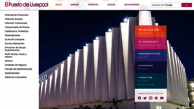 What Elpuertodeliverpool.mx website looked like in 2021 (2 years ago)