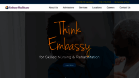 What Embassyhealthcare.net website looked like in 2021 (2 years ago)