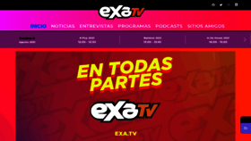 What Exa.tv website looked like in 2021 (2 years ago)