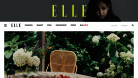 What Elle.co.kr website looked like in 2021 (3 years ago)