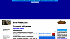 What Eco-finanzas.com website looked like in 2021 (2 years ago)