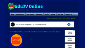What Edutvonline.com website looked like in 2021 (2 years ago)