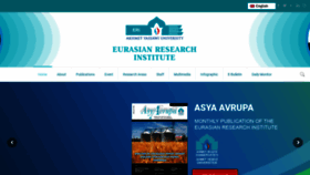 What Eurasian-research.org website looked like in 2021 (2 years ago)