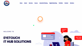 What Eyetouchithubsolution.com website looked like in 2021 (2 years ago)