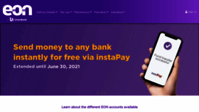 What Eonbankph.com website looked like in 2021 (2 years ago)