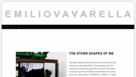 What Emiliovavarella.com website looked like in 2021 (3 years ago)
