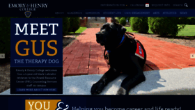 What Ehc.edu website looked like in 2021 (2 years ago)