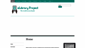 What Elibraryproject.org website looked like in 2021 (2 years ago)