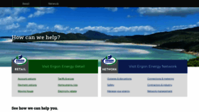 What Ergon.com.au website looked like in 2021 (2 years ago)