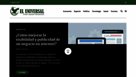 What Eluniversaldf.mx website looked like in 2021 (2 years ago)