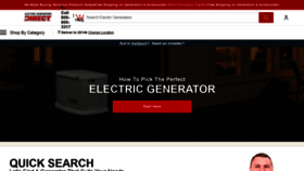 What Electricgeneratorsdirect.com website looked like in 2021 (2 years ago)